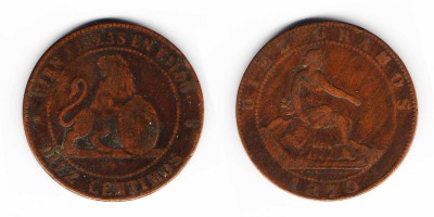 10 céntimos 1870
