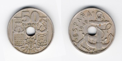 50 cêntimos 1949