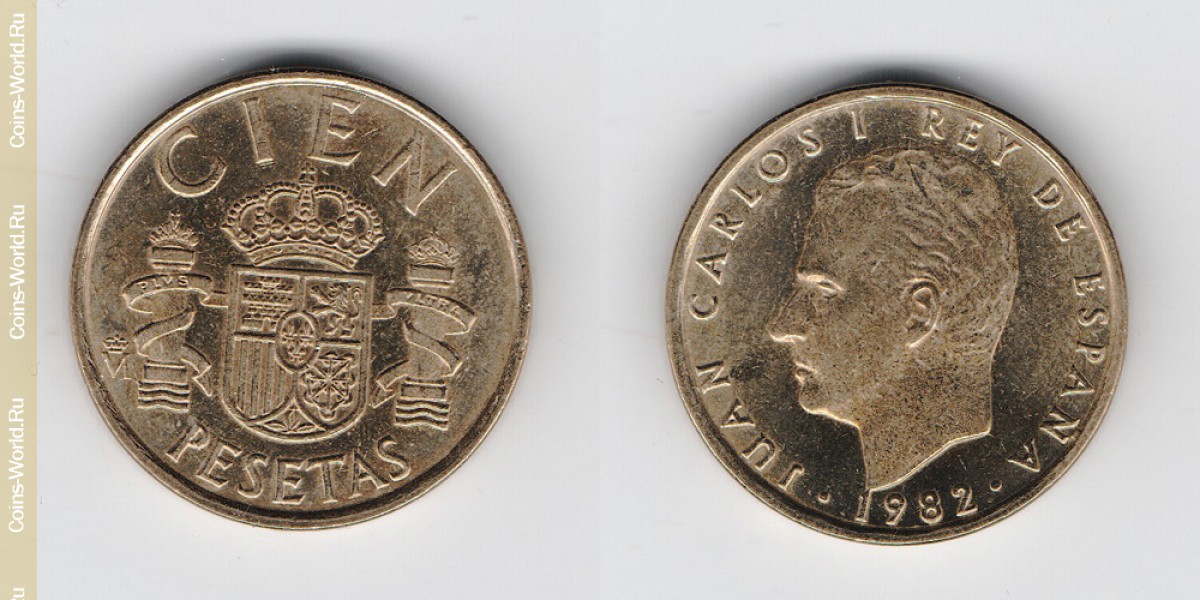 100 pesetas 1982 Spain