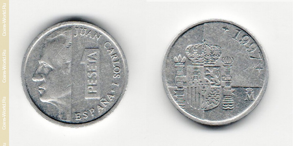 1 peseta 1997, Espanha