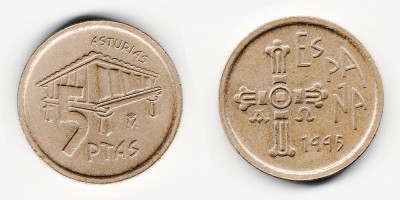 5 pesetas 1995