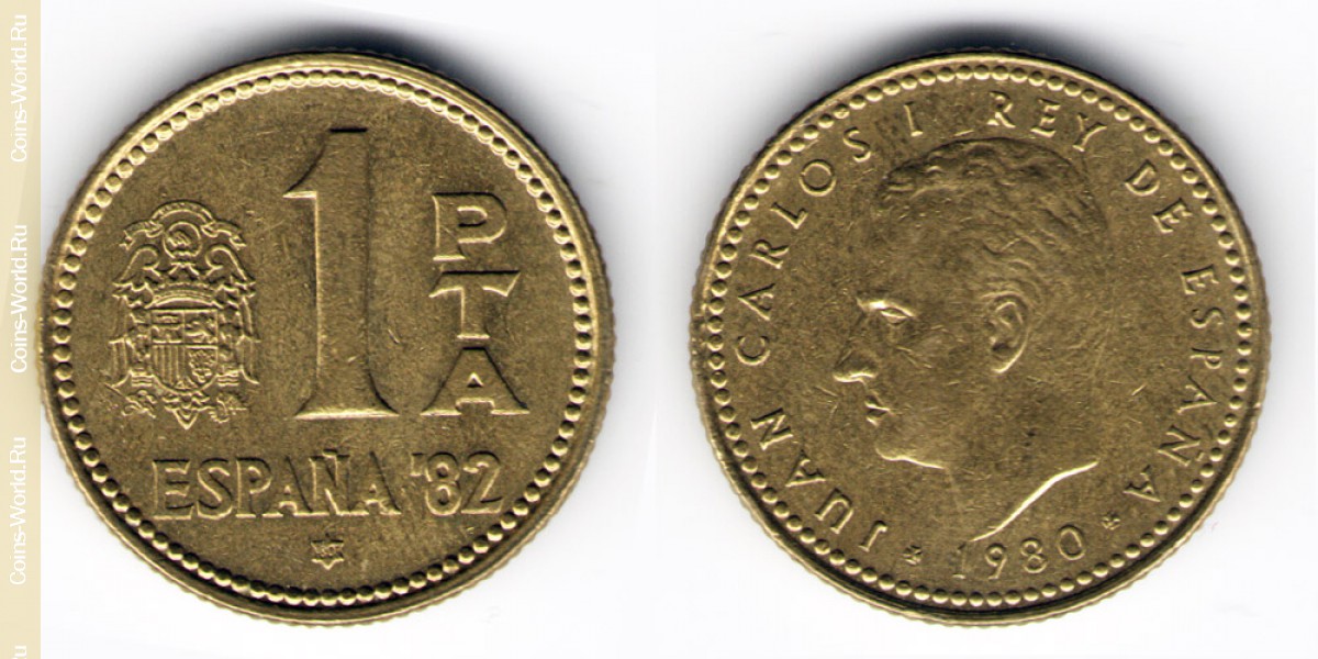 1 peseta 1980 España