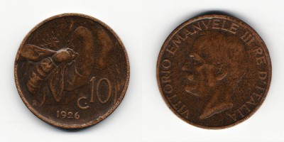 10 centésimos 1926