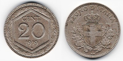 20 centesimi 1919