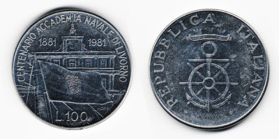 100 лир 1981 года 