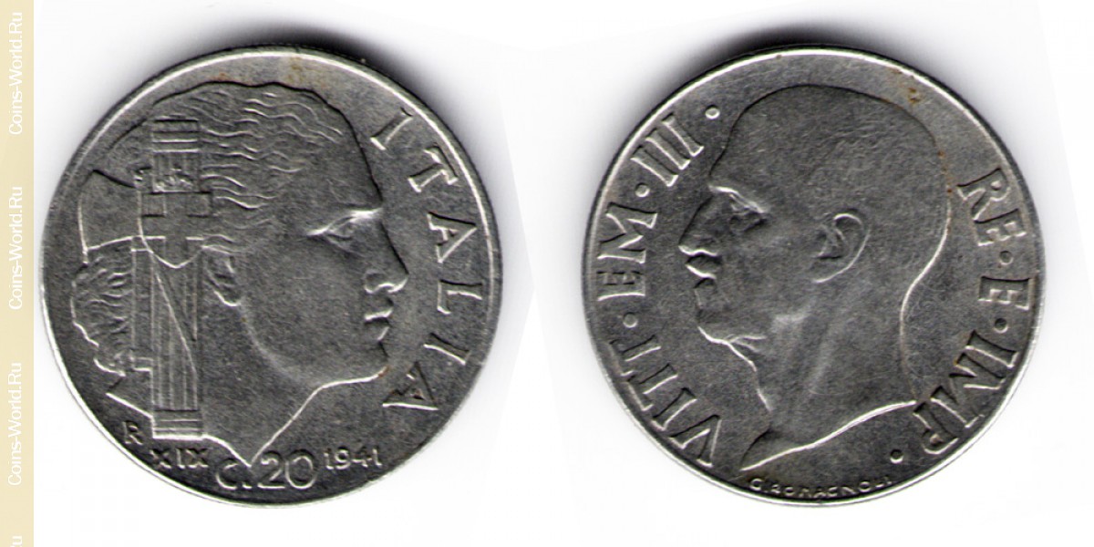 20 centesimi 1941 Italy