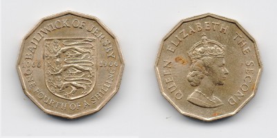 ¼ shilling 1966