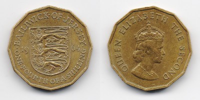 ¼ shilling 1964