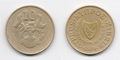 10 центов 1994 года