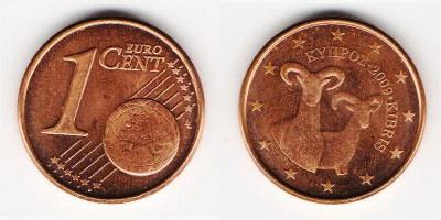 1 евроцент 2009 года