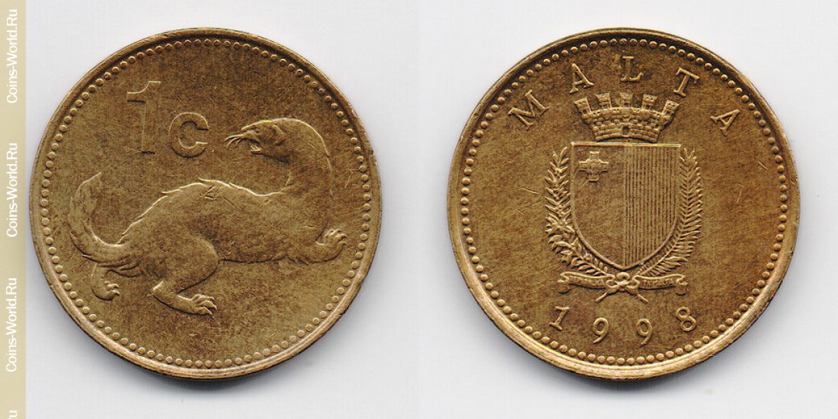 1 cêntimo 1998 Malta