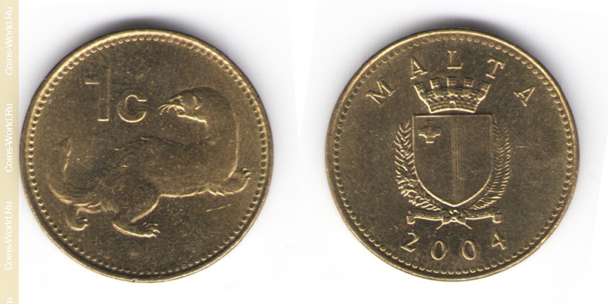 1 цент 2004 год Мальта