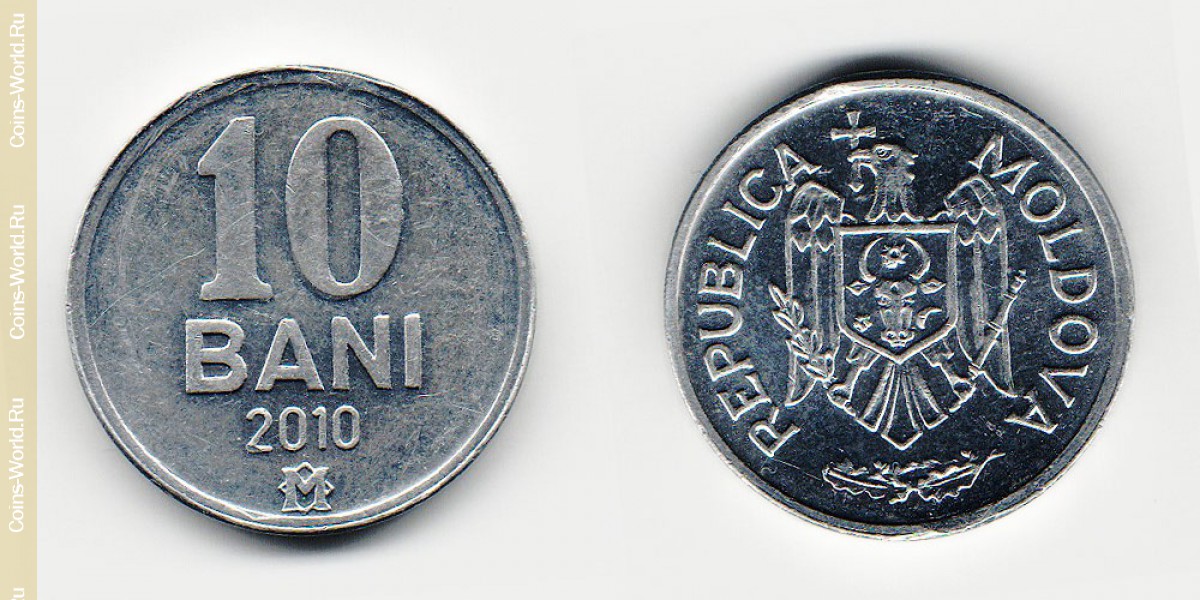 10 bani 2010, Moldávia