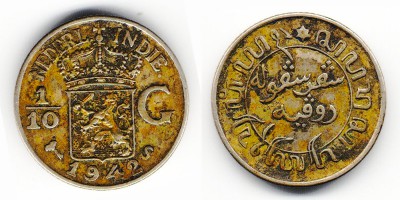 1/10 gulden 1942
