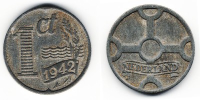 1 цент 1942 года