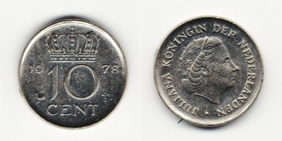 10 центов 1978 года 