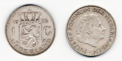 1 gulden 1956