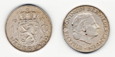 1 gulden 1957