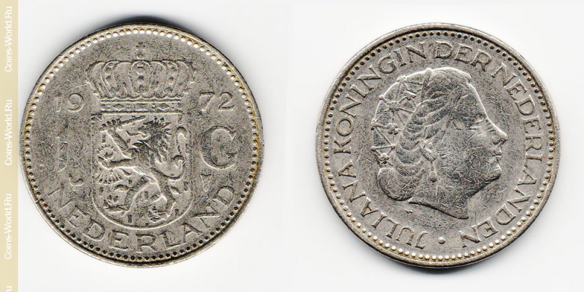 1 Gulden Niederlande 1972