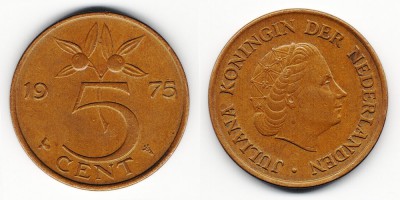 5 centavos 1975