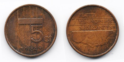 5 centavos 1984