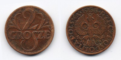 2 гроша 1938 года