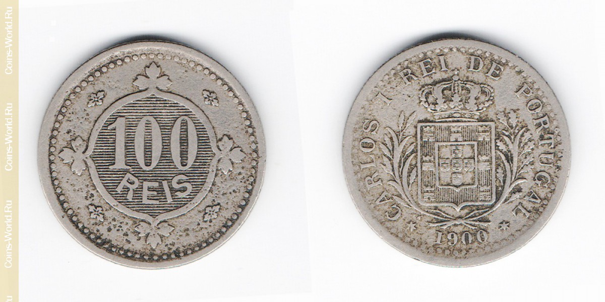 100 réis 1900 Portugal