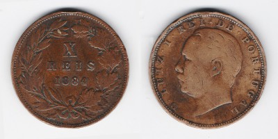 10 réis 1884
