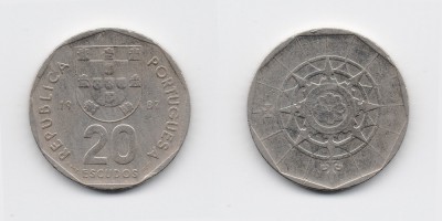 20 escudos 1987