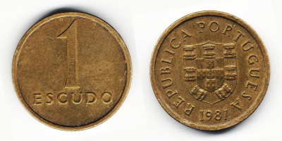 1 escudo 1981