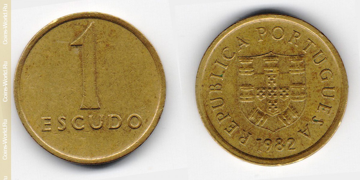 1 escudo 1982, Portugal