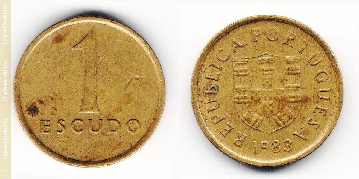 1 Escudo 1983 Portugal