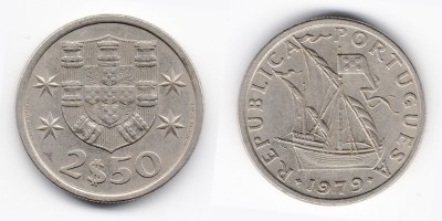 2.5 escudos 1979