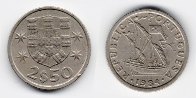 2.5 escudos 1984