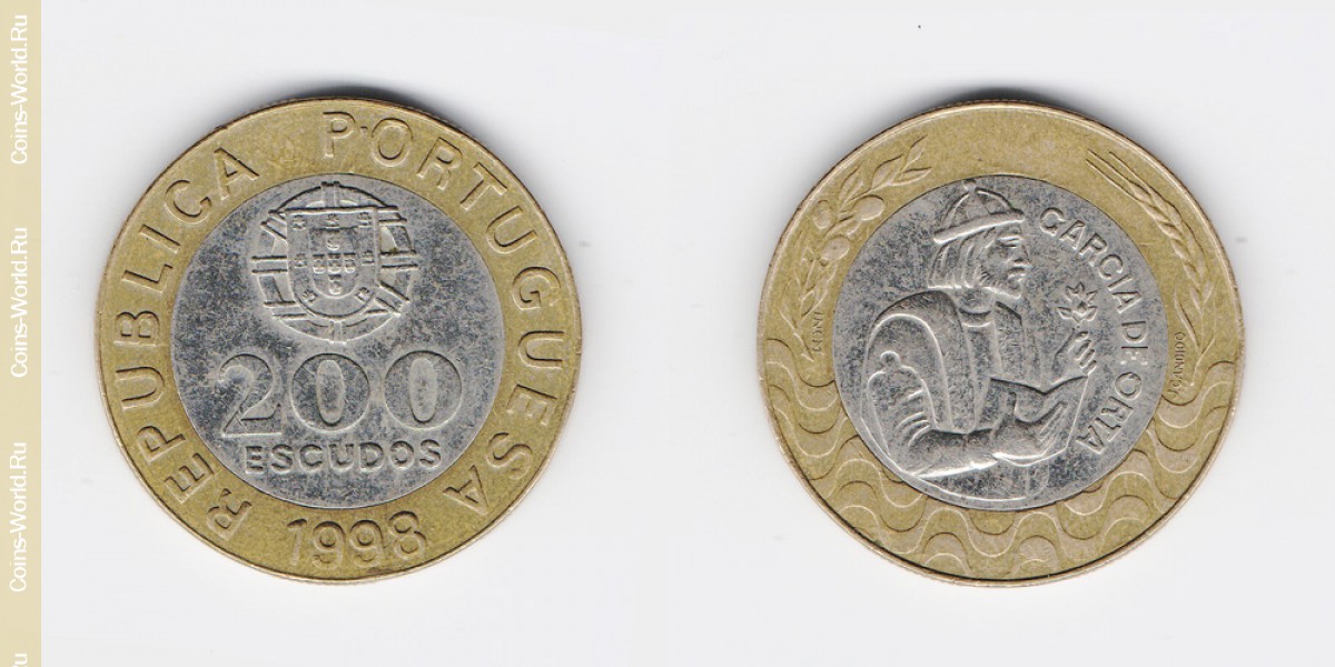200 escudos 1998 Portugal
