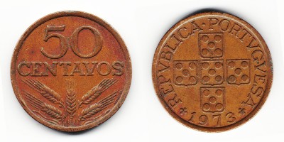 50 сентаво 1973 года