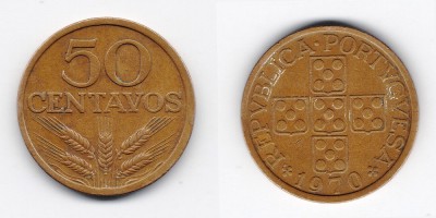 50 сентаво 1970 года