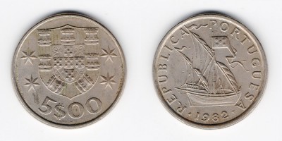 5 escudos 1982
