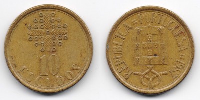 10 escudos 1987