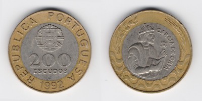 200 escudos 1992