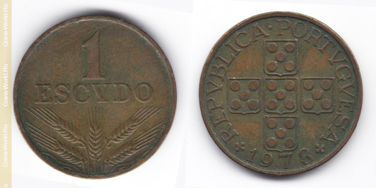 1 escudo 1978 Europe