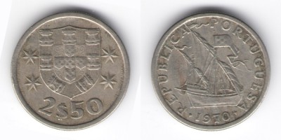 2.5 escudos 1970