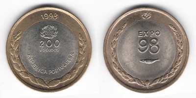 200 escudos 1998, a Expo 98