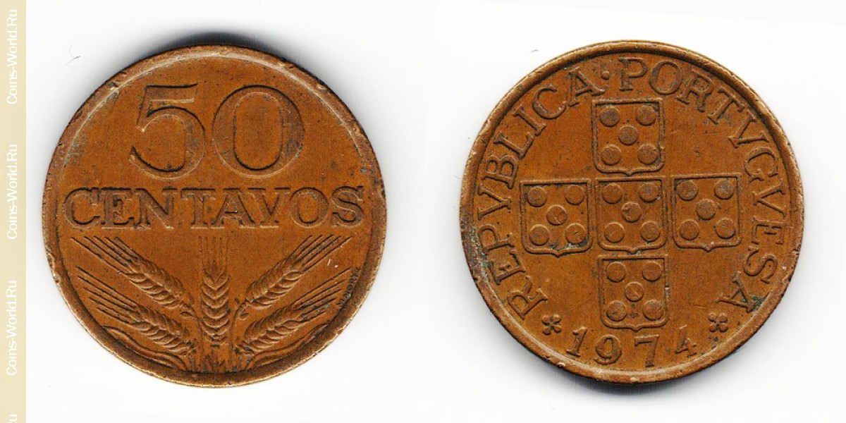 50 centavos 1974 Portugal