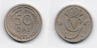 50 öre 1947