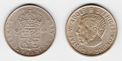 2 kronor 1966