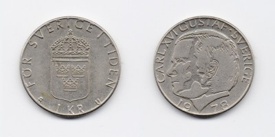 1 coroa 1978