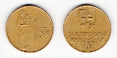 1 koruna 1994