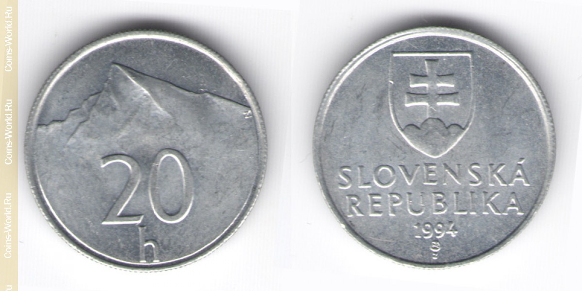 20 halierov 1994 Slovakia