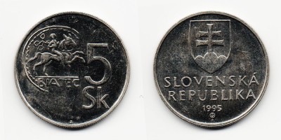 5 korun 1995